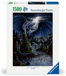 Puzzle 1500 Czarny smok - Ravensburger