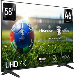 HISENSE Telewizor 58A6N 58" LED 4K VIDAA Dolby