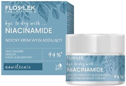 FLOSLEK Niacinamide Nocny Krem wygładzający do twarzy 50ml