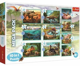 Trefl Puzzle Dinozaury, 10w1