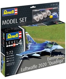 REVELL Samolot Eurofighter Luftwaffe 2020 Quadriga 63843