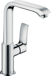 Hansgrohe Metris Jednouchwytowa bateria umywalkowa 130 z kompletem