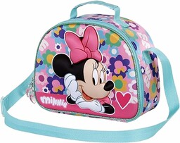 Myszka Minnie Heart-Torba na Lunch 3D, Różowa, 25,5