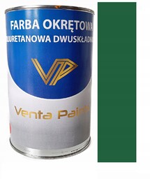 Farba Okrętowa Poliuretanowa Zielona Ral 6029 1L