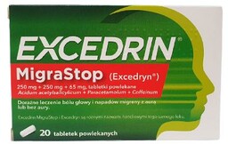 EXCEDRIN MigraStop, 20 tabletek Inpharm