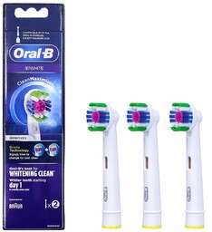 Braun Oral-B końcówki do szczoteczki elektrycznej 3D WHITE