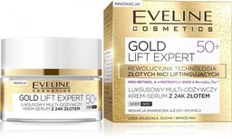 Eveline Gold Lift Expert 50+ Krem-serum multi-odżywczy