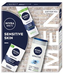 NIVEA MEN Sensitive Skin Zestaw Żel pod prysznic