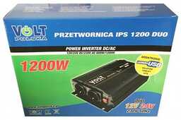 Przetwornica IPS-1200 DUO 12-24/230V (600/1200W)