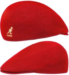 Kaszkiet Tropic 507 Ventair by Kangol, czerwony, cm