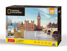 Cubic Fun PUZZLE 3D BIG BEN NATIONAL GEOGRAPHIC