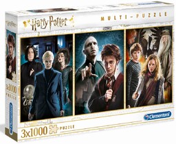 Clementoni PUZZLE 3X1000 HARRY POTTER