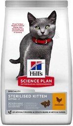 Hills Science Plan Sterilised Kitten, kurczak - 1,5