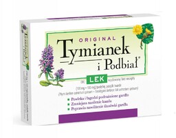 Original Tymianek i Podbiał 100mg+100mg, 24 past.