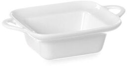 PÓŁMISEK PROSTOKĄTNY DO ZAPIEKANIA 100x140x45 mm PORCELANA BIAŁA