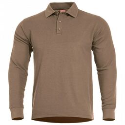 Koszulka polo Pentagon Aniketos Long Sleeve - Coyote