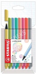 Cienkopis 0,8mm STABILO POINTMAX 8 kolorów etui kartonowe