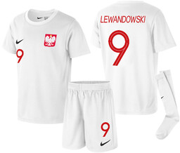 Strój Piłkarski Nike Polska Lewandowski 96-104