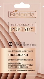 Bielenda Ujędrniające Peptydy Ujędniająco-Odżywcza Maseczka przeciwzmarszczkowa 8g