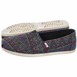 Espadryle Toms Alpargata Black Diamond Global Woven 10019693