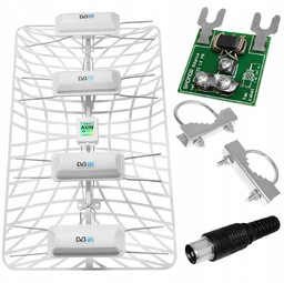 Najmocniejsza Antena Siatkowa DVB-T2 Axin Pasywna