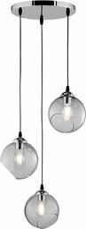 Reality Leuchten Lampa wisząca Clooney R30073054, metal chrom,