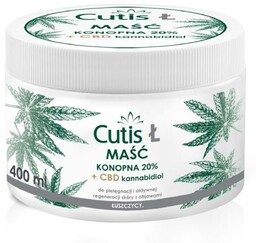 CUTIS Ł ŁUSZCZYCA Maść konopna 20%+CBD, 400ml