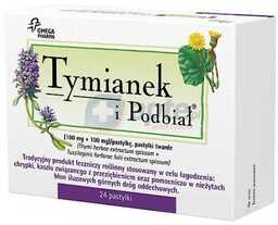 Tymianek i Podbiał x24 tabletki do ssania