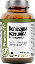 KONICZYNA CZERWONA EKSTRAKT (500 mg) BEZGLUTENOWY 60 KAPSUŁEK