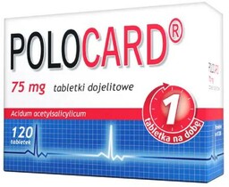 Polocard 75 mg, 120 tabl.