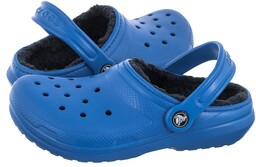 Klapki Crocs Classic Lined Clog K Blue Bolt