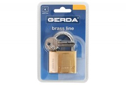 Kłódka zatrzaskowa GERDA BRASS LINE S 60 (KMZ