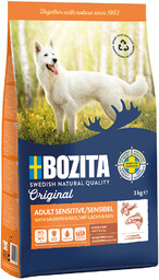 Bozita Original Adult Sensitive, łosoś i ryż -