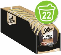 Sheba tacki, 22 x 85 g - Classics