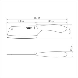 TRAMONTINA Tasak AFFILATA, 13 cm 23658-105