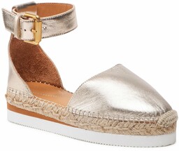 Espadryle See By Chloé SB26150 Złoty