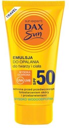 DAX SUN Travel Emulsja do opalania twarzy