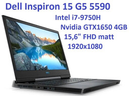 Dell G5 5590 i7-9750H 16GB 512SSD 15,6" FULL