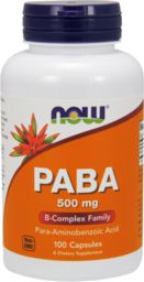 Now Foods Paba 500mg 100 cap