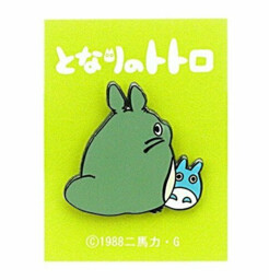 Przypinka Ghibli - Big & Small Totoro (My