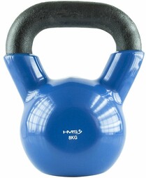 Hantla winylowa żeliwna kettlebell 8 kg - HMS