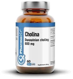 PHARMOVIT Cholina Dwuwinian choliny 600mg, 60 kapsułek