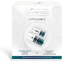 BIELENDA PROFESSIONAL SUPREMELAB Men Line Zestaw Nawilżający krem-żel