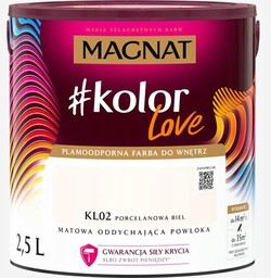 Magnat kolorLove palmoodporna KL02 porcelanowa bie