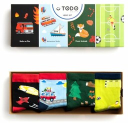 Todo Socks Zestaw dziecięcych skarpet HERO SET -