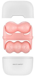 Masażer chłodzący falisty 2w1 Ice Roller Pink