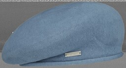 Czapka Baskijska Cotton by Seeberger, niebieski, One Size