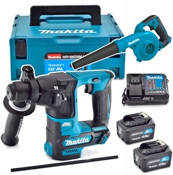 Makita zestaw Combo Młotowiertarka Dmuchawa 12V Cxt HR166DSMJ