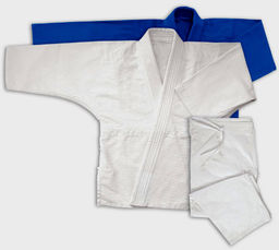 Jiu Jitsu Gi Białe Podwójna Plecionka 17oz -