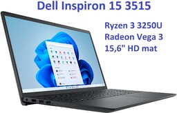 Dell Vostro 3515 Ryzen 3-3250U 8GB 512SSD 15,6